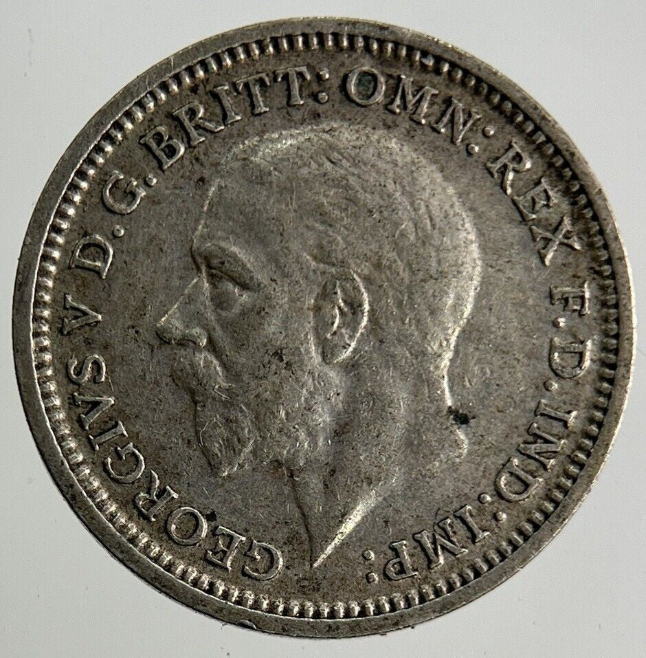 1934 George V Threepence Silver Coin | Fine Collectable Grade