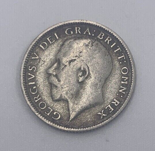 1921 George V Sixpence | British Silver Coin | Collectable Grade | a36
