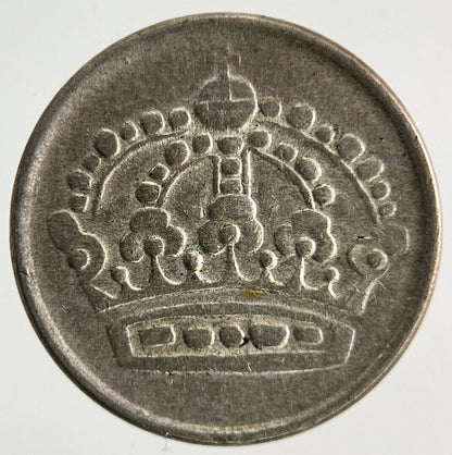 1960 Sweden 10 Ore Silver Coin | Fine Collectable Grade