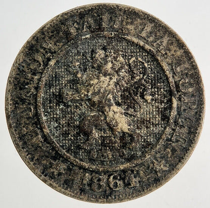 1864 Belgium 10 Centimes Coin | Collectable Grade