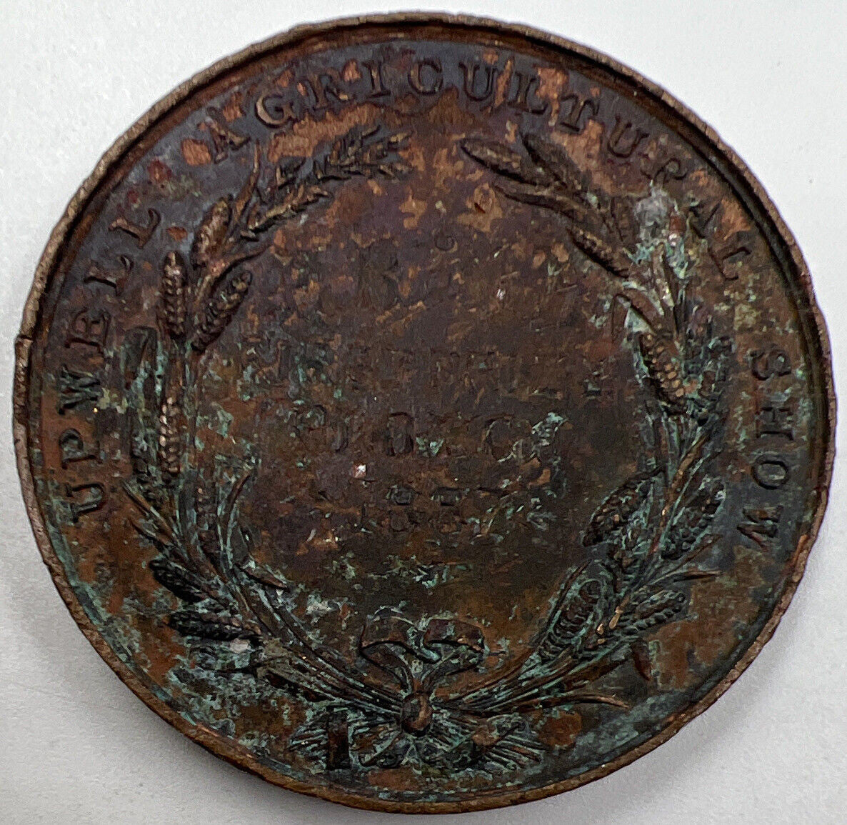 1887 Upwell Agricultural Show Horse Medal | Collectable Grade | a915