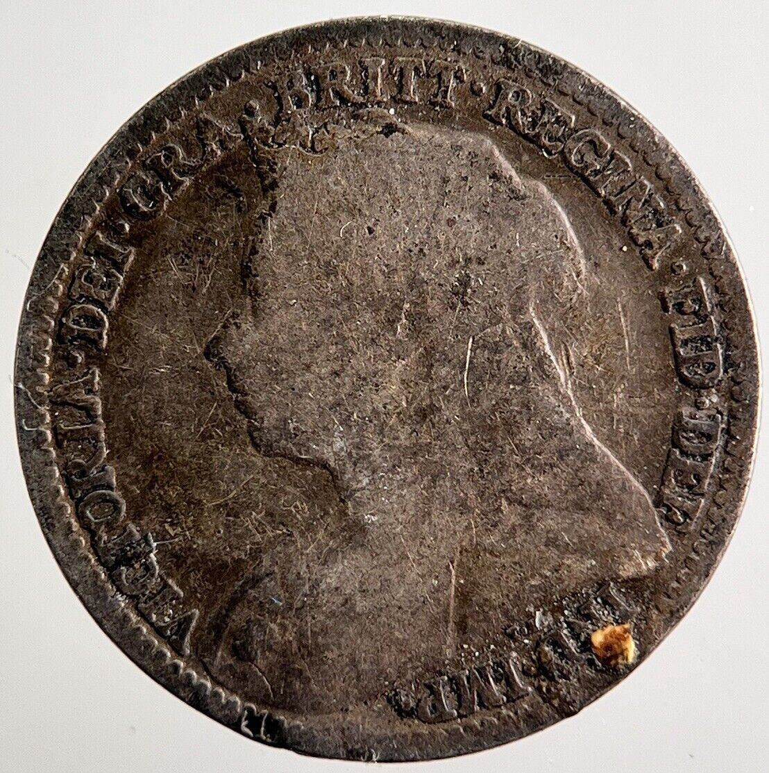 1896 Victoria Threepence Silver Coin | Collectable Grade
