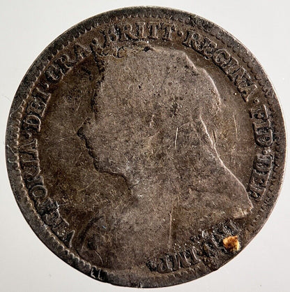 1896 Victoria Threepence Silver Coin | Collectable Grade
