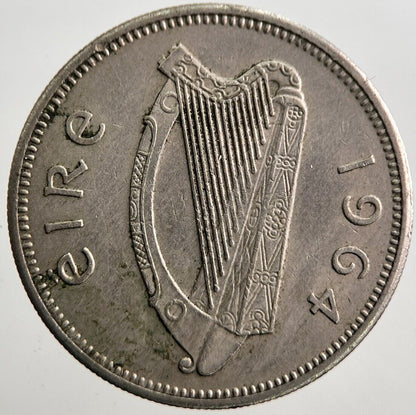 1964 Irish Bull Shilling Coin | Very High Grade | a7423