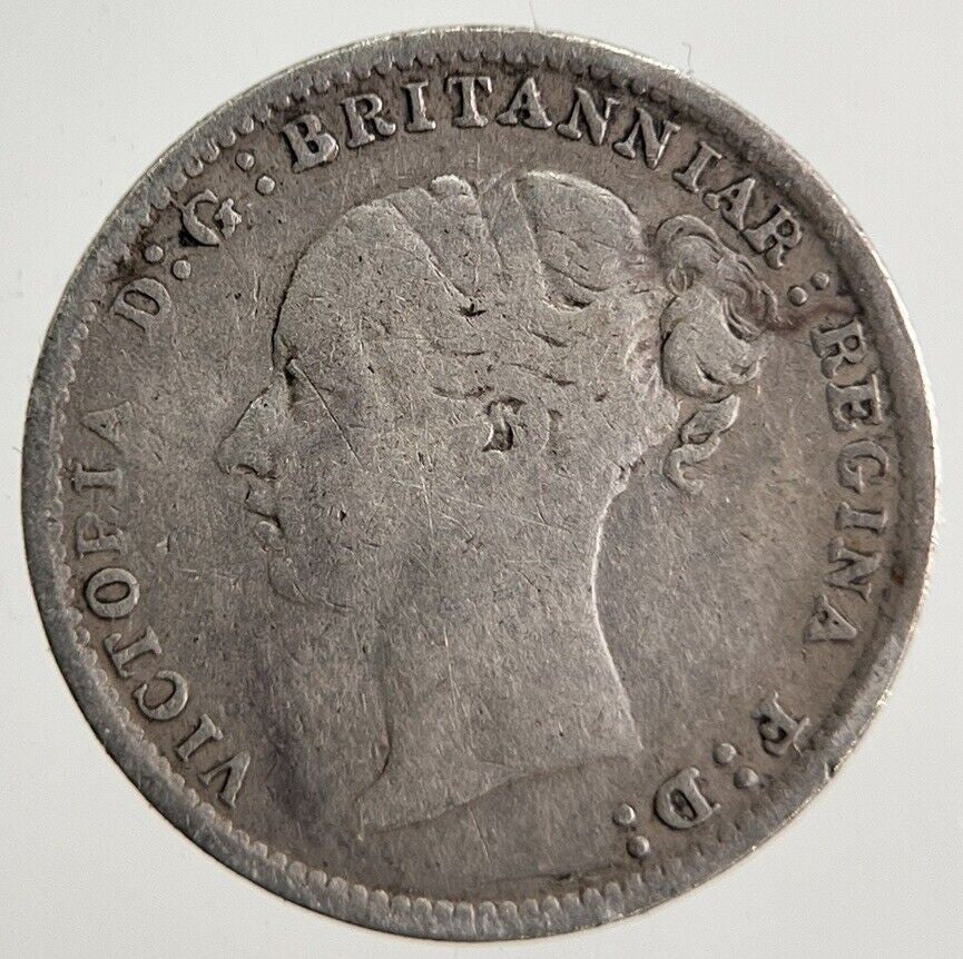 1883 Victoria Threepence Silver Coin | Collectable Grade | a3506