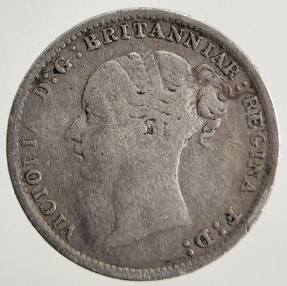 1883 Victoria Threepence Silver Coin | Collectable Grade | a3506