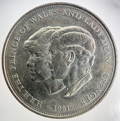 1981 Charles And Diana Crown Coin | Fine Collectable Grade | a2206