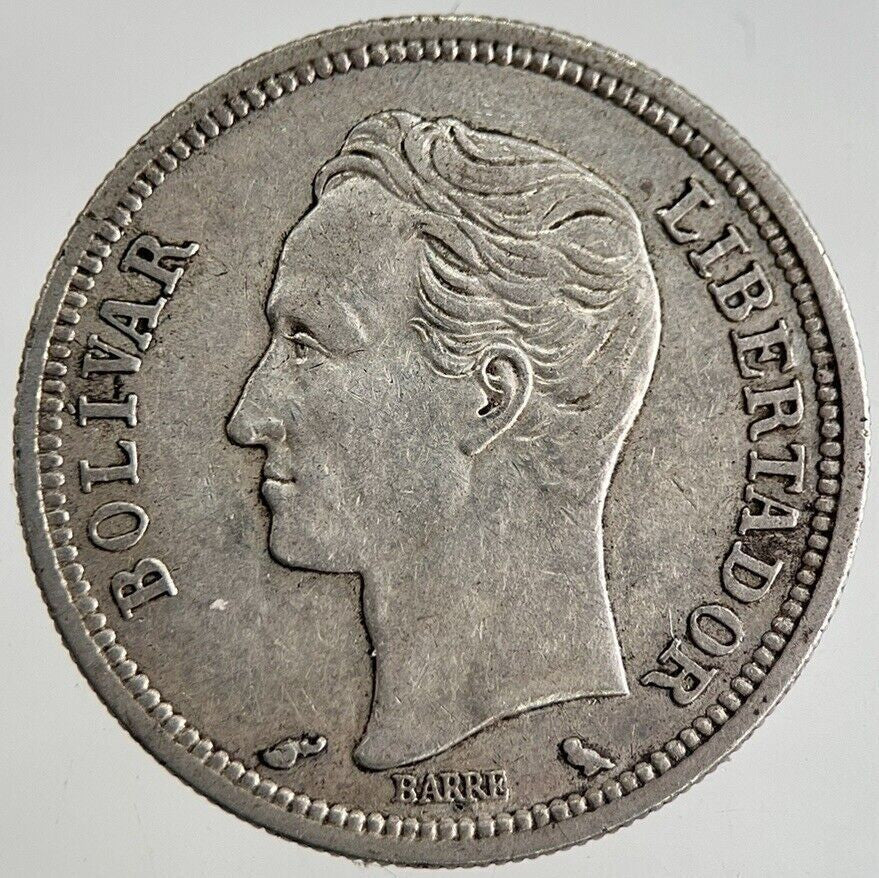 1960 Venezuela 1 One Bolivar Silver Coin | Very High Grade | a8770