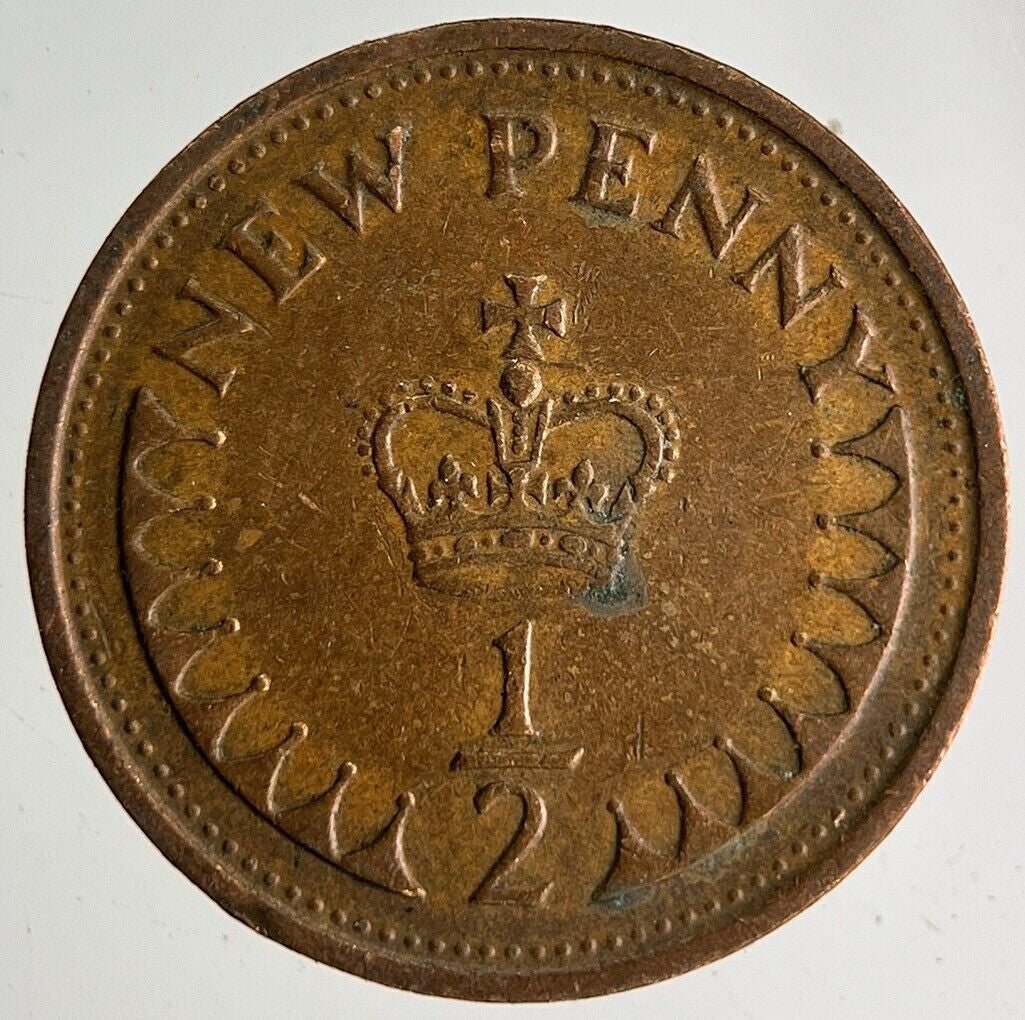 1976 Elizabeth II New 1/2 Half - Penny Coin | Very High Grade