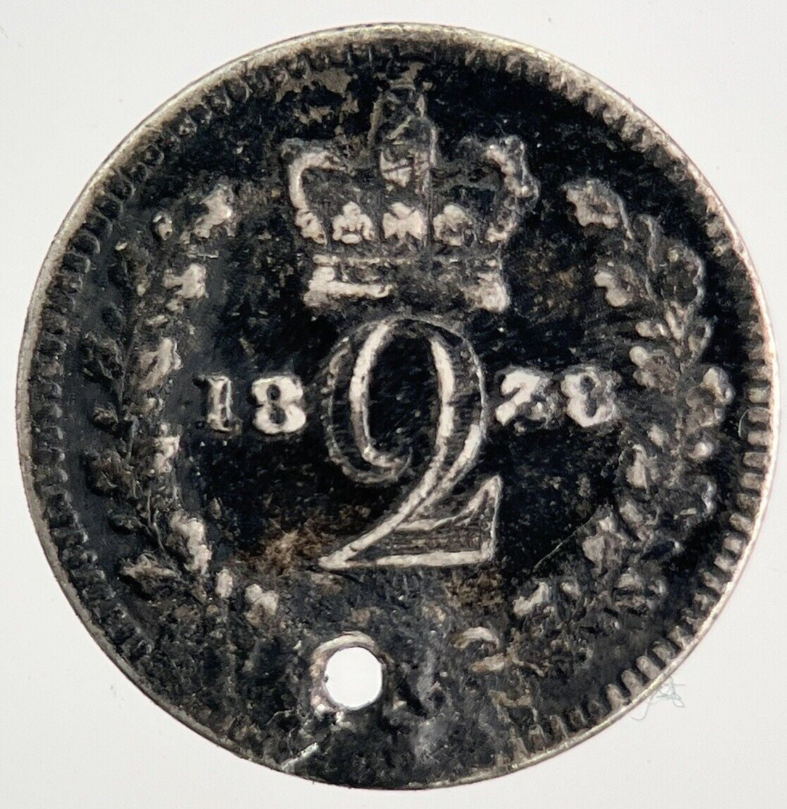 1838 Victoria Maundy Two-Pence Silver Coin | Collectable Grade