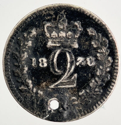 1838 Victoria Maundy Two-Pence Silver Coin | Collectable Grade