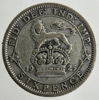 1925 George V Sixpence Silver Coin | Fine Collectable Grade