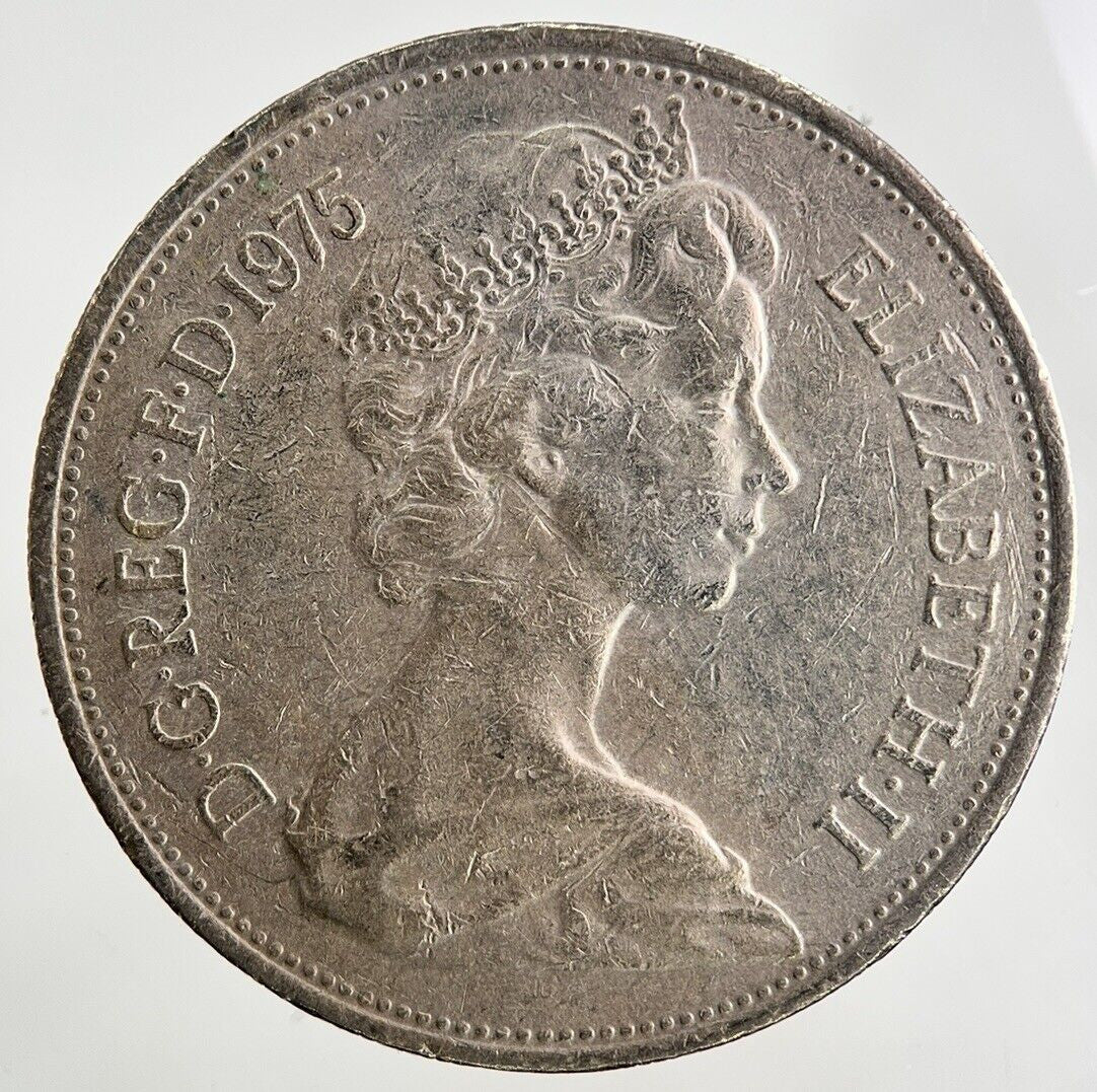 1975 Elizabeth II 2nd 10p Ten - Pence Coin | Fine Collectable Grade