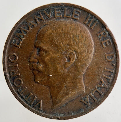 1923 Italy 10 Centesimi Coin | Fine Collectable Grade