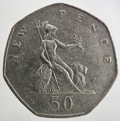 1980 Elizabeth II 2nd 50p 50 Fifty - Pence Coin | Fine Collectable Grade