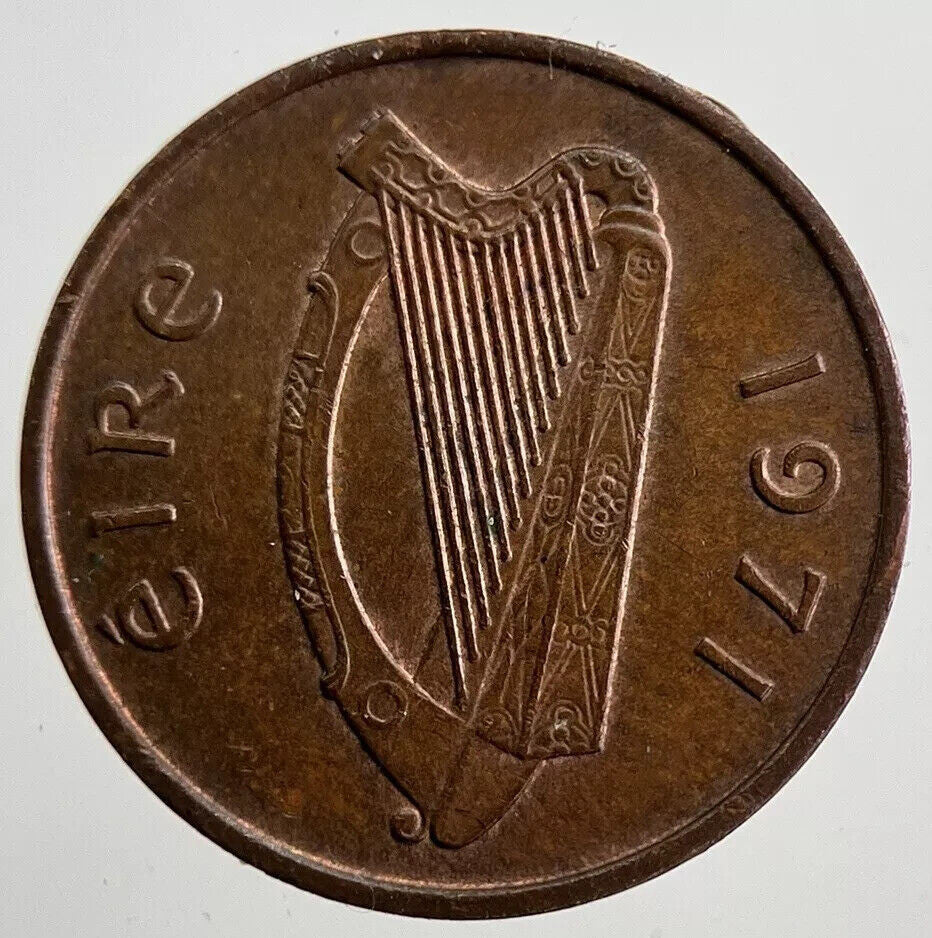 1971 Irish 1/2 Half - Pence Coin | Very High Grade | a7022