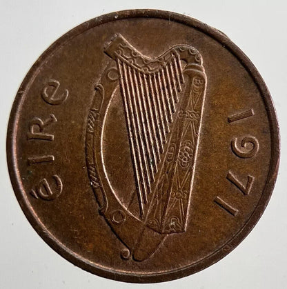 1971 Irish 1/2 Half - Pence Coin | Very High Grade | a7022