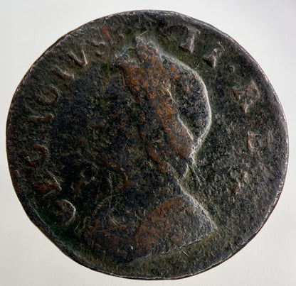 1734 George II 2nd Farthing Coin | Fine Collectable Grade