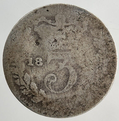 British Victoria Threepence Silver Coin | Fair Grade