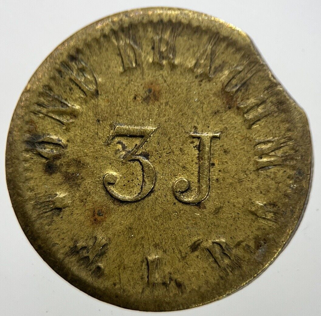One 1 Drachm Apothecaries Weight Token Coin | Collectable Grade | a7323