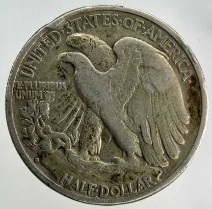 1942 - D US USA Liberty Half Dollar Silver Coin | Fine Collectable Grade