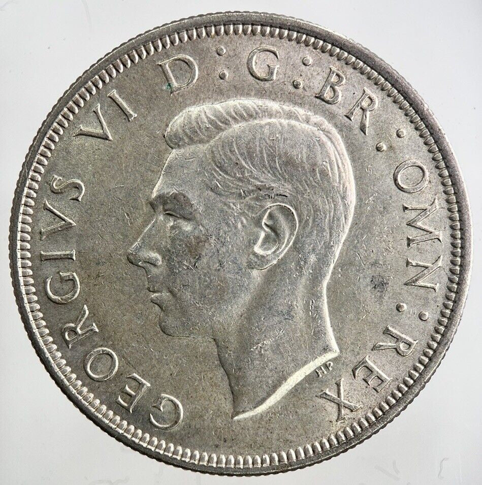 1944 George VI Half - Crown Silver Coin | Fine Collectable Grade