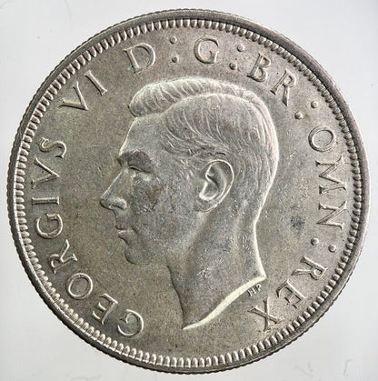 1944 George VI Half - Crown Silver Coin | Fine Collectable Grade
