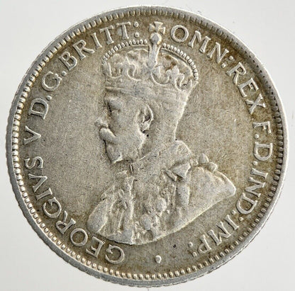 1936 Australia Sixpence Silver Coin | Fine Collectable Grade