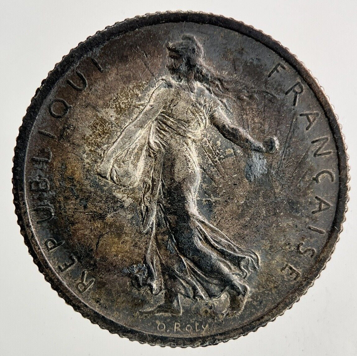 1902 France 1 Franc Silver Coin | Fine Collectable Grade