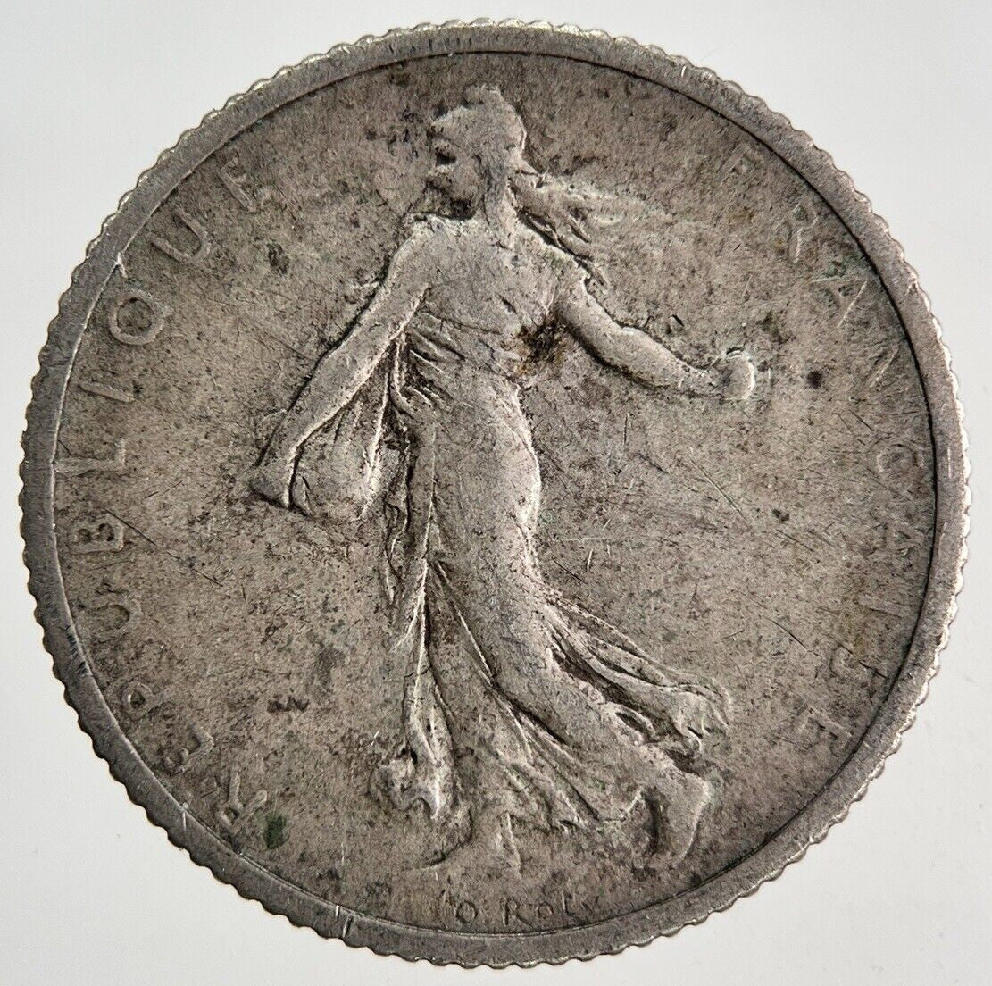 1917 France Silver 1 Franc Coin | Collectable Grade