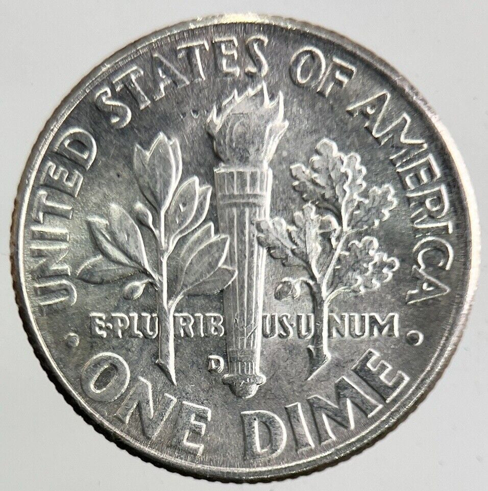 1962 - D US USA Roosevelt One Dime Silver Coin | Very High Grade