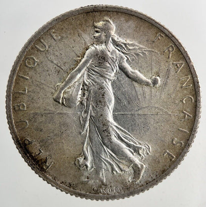 1914 France 2 Francs Silver Coin | Fine Collectable Grade