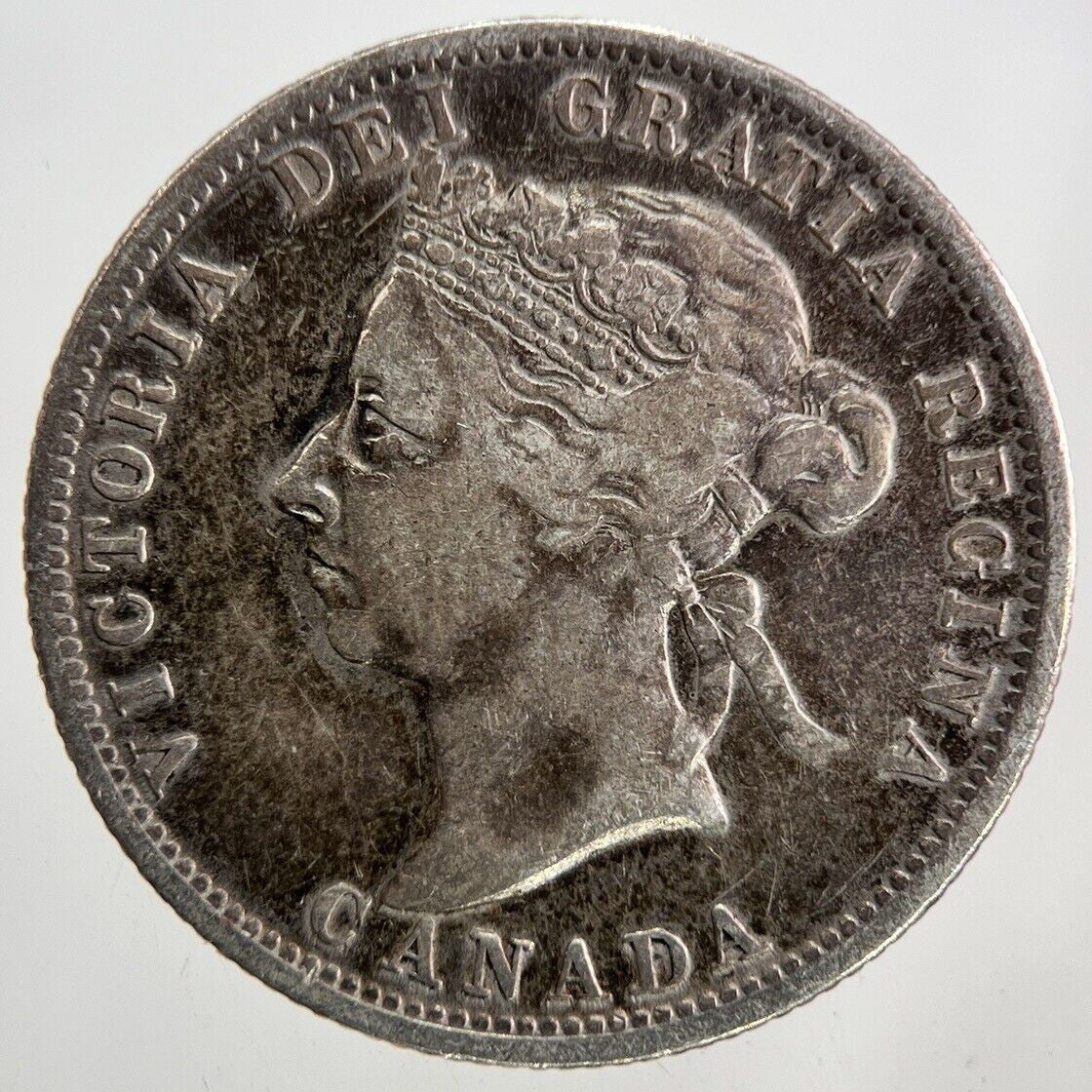 1900 Canada 25 Cents Silver Coin | Fine Collectable Grade