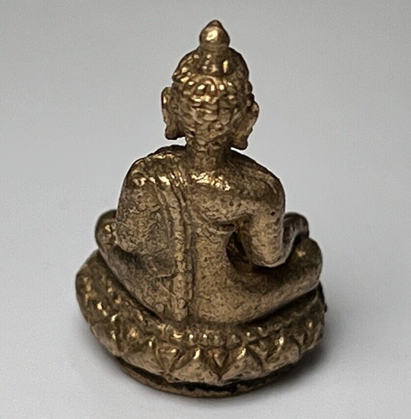 Old Thailand Mini Buddha Charm Statue | 2cm Tall | Collectable Grade | a970