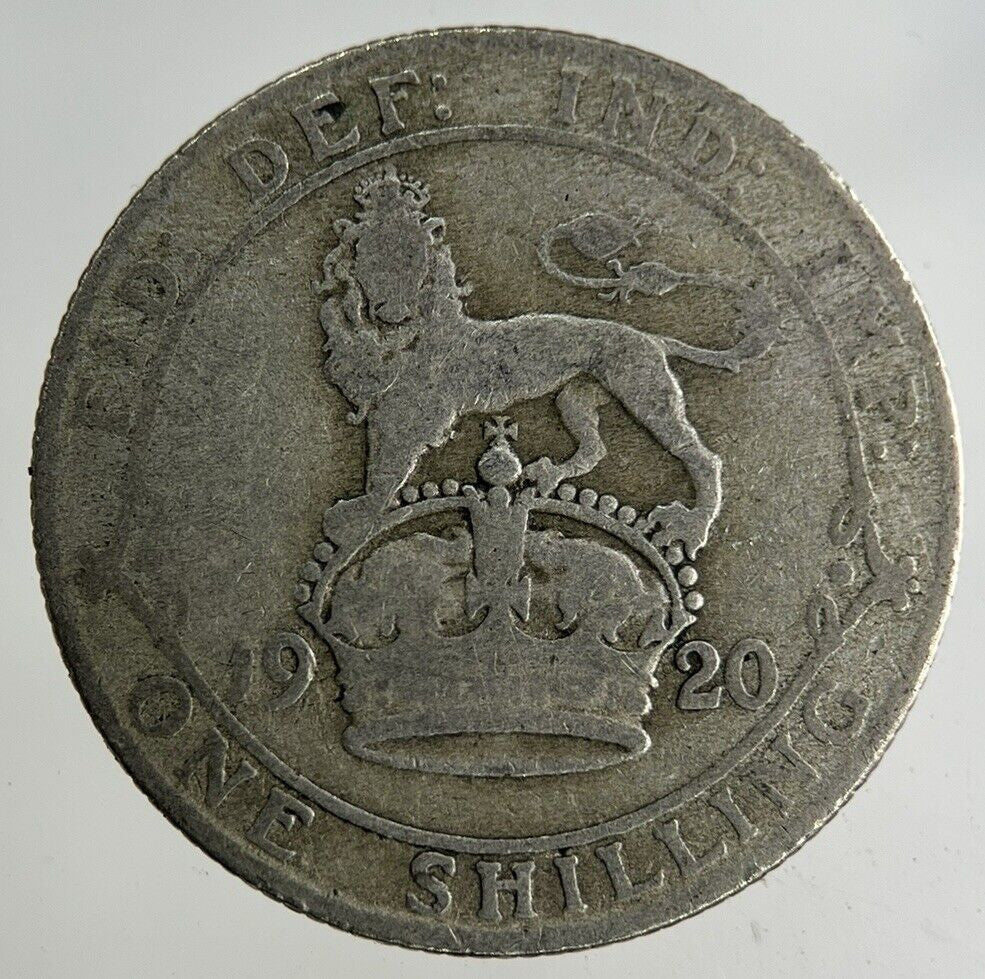 1920 George V Shilling Silver Coin | Collectable Grade