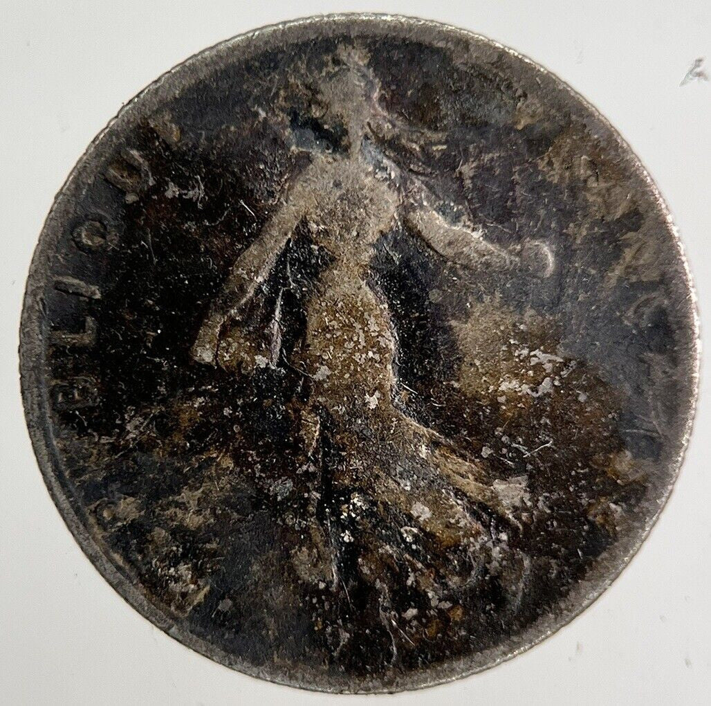 1908 France 50 Centimes Silver Coin | Collectable Grade