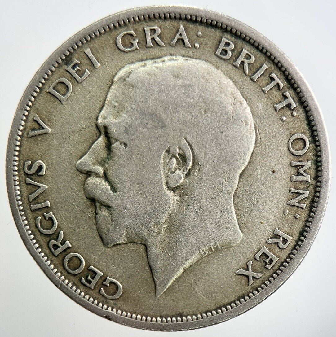 1920 George V Half - Crown Silver Coin | Collectable Grade | a1816