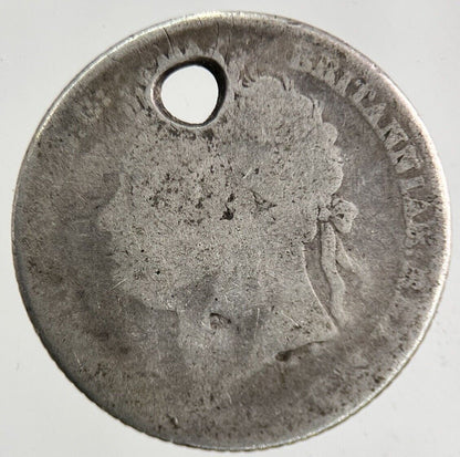 1824 George IV Sixpence Silver Coin | Collectable Grade