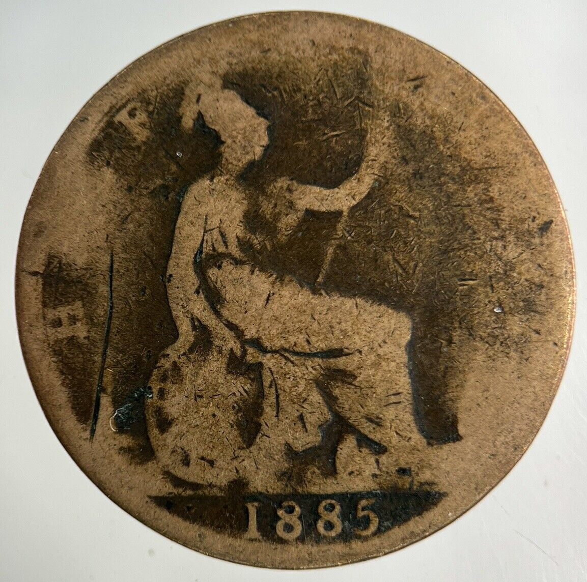 1885 Victoria Half - Penny Coin | Collectable Grade