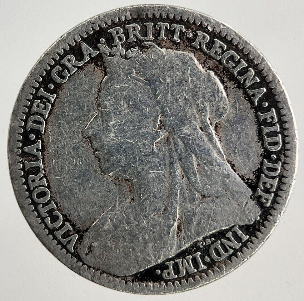 1901 Victoria Threepence Silver Coin | Collectable Grade