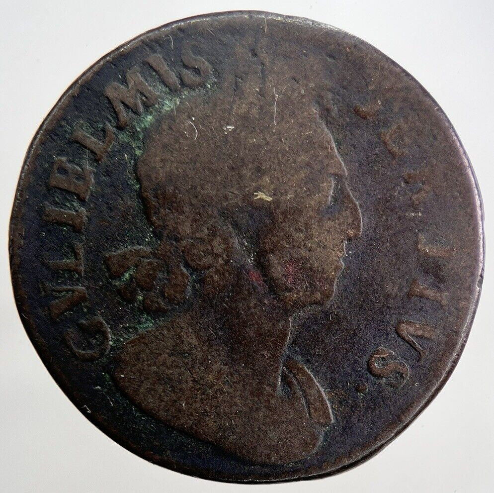 1699 William III 3rd Half - Penny Coin | Collectable Grade | a6079