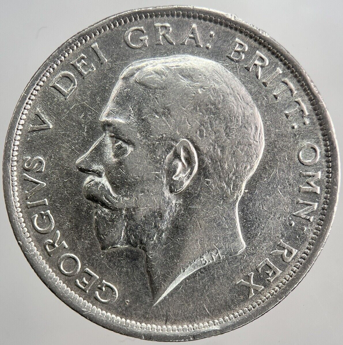 1915 George V Half - Crown Silver Coin | Very High Grade | a5873