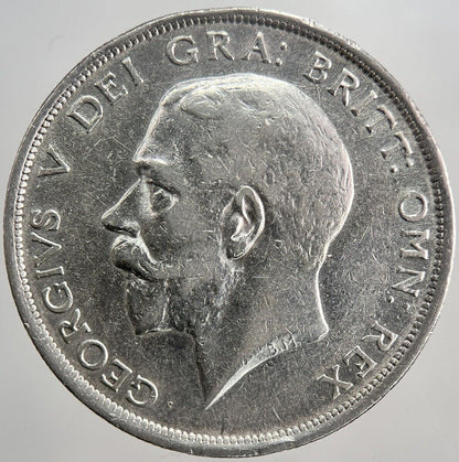 1915 George V Half - Crown Silver Coin | Very High Grade | a5873