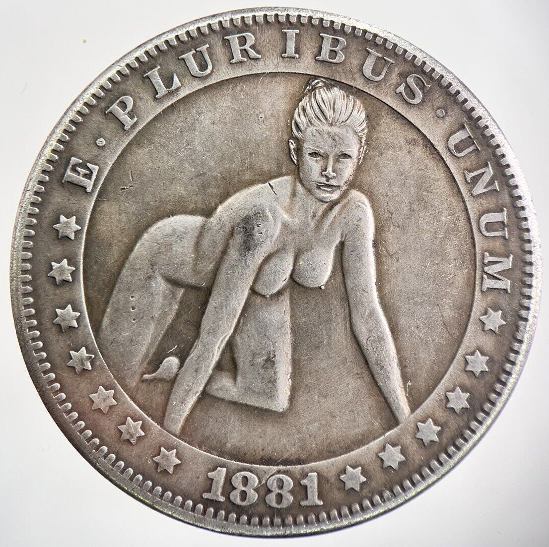 American Morgan Dollar Style Naked Nude Woman Coin | Collectable Grade | a4442