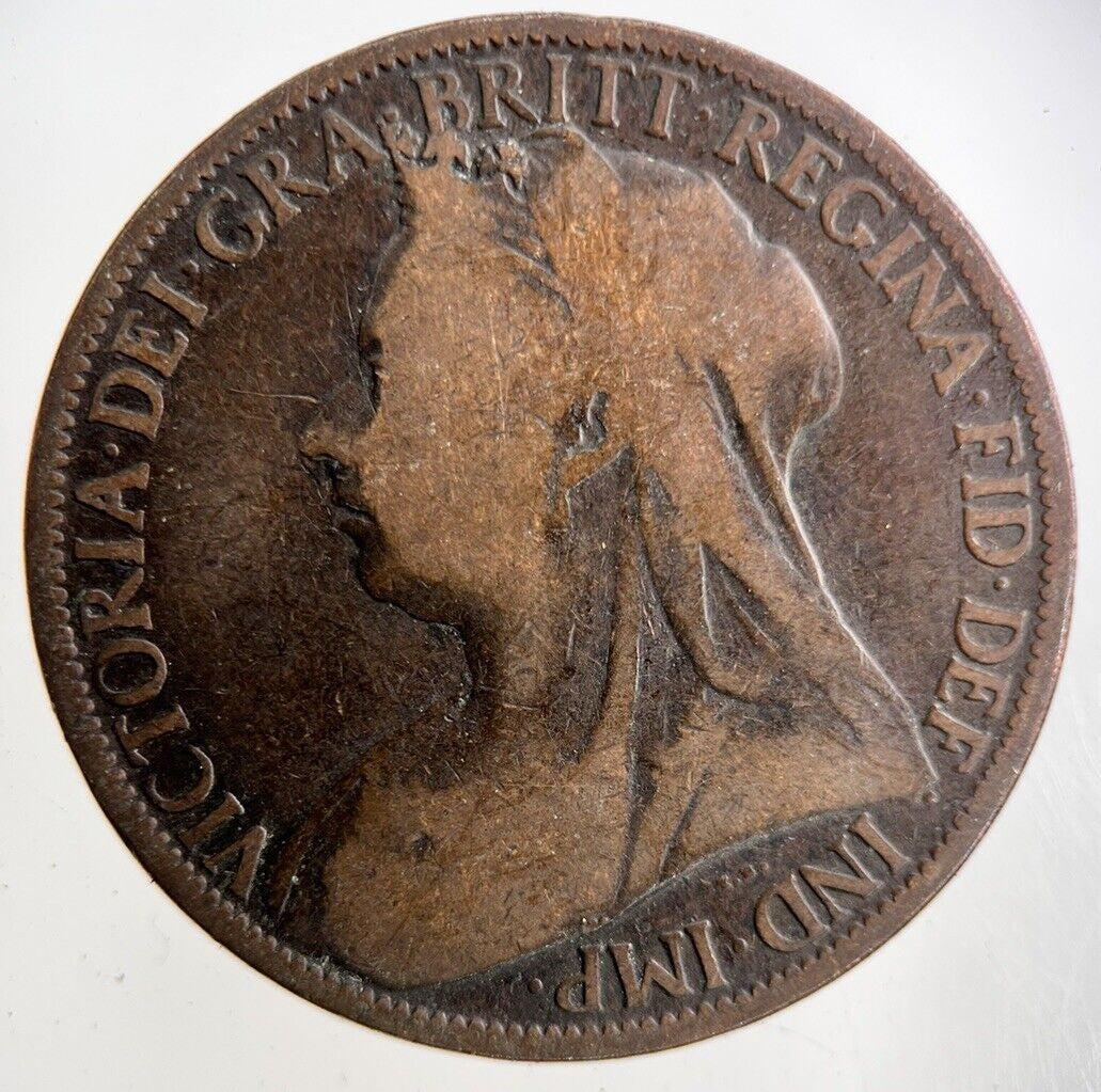 1897 Victoria One Penny Coin | Collectable Grade