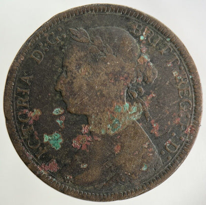 1888 Victoria Half-Penny Coin | Collectable Grade