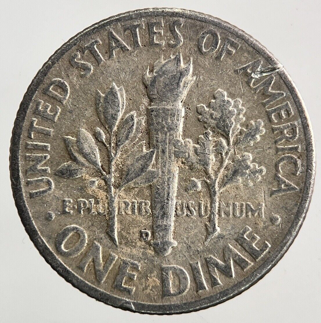 1959 - D US USA Roosevelt Dime Silver Coin | Fine Collectable Grade