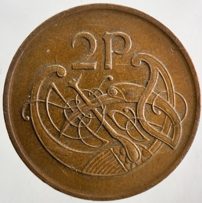 1986 Irish 2p Two - Pence Coin | Very High Grade
