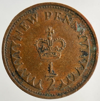 1971 Elizabeth II 2nd New 1/2 Half - Penny Coin | Fine Collectable Grade