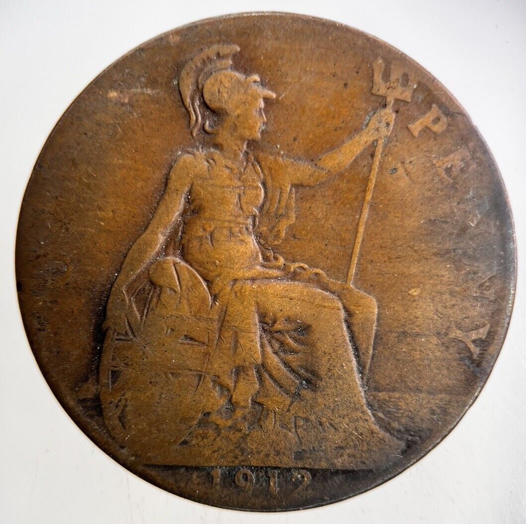 1917 George V One Penny Coin | Collectable Grade